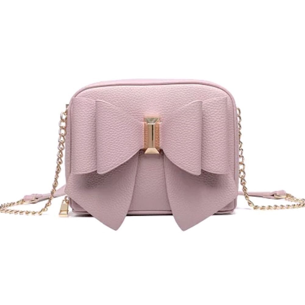 LIKE DREAMS Jane Overlap Bow Crossbody bag, purse
